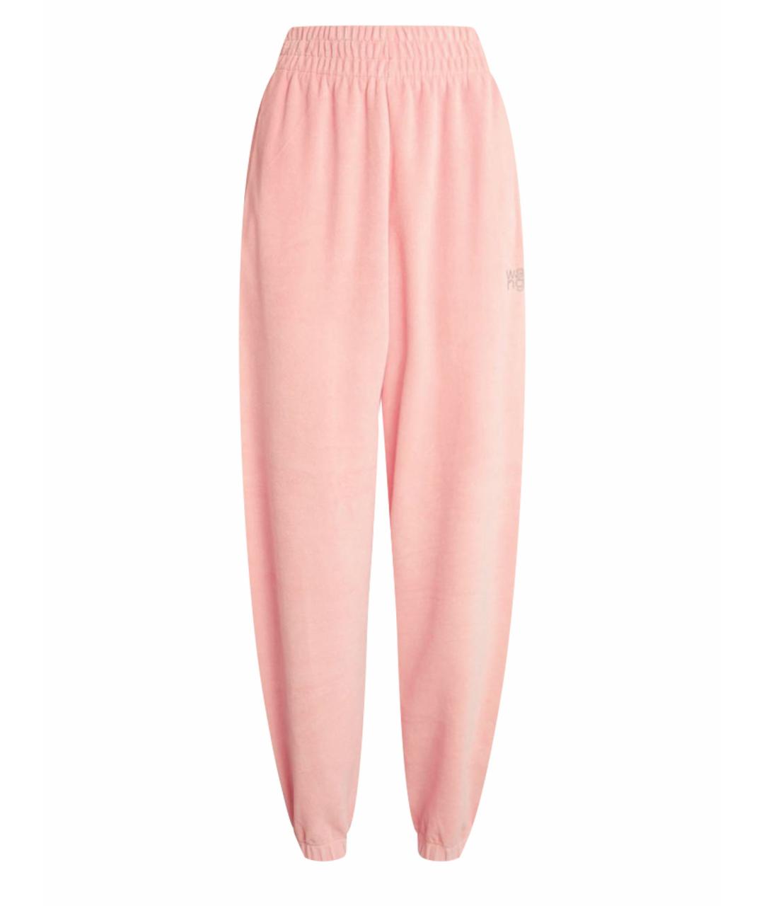 ALEXANDER WANG Розовые велюровые спортивные брюки и шорты, фото 1