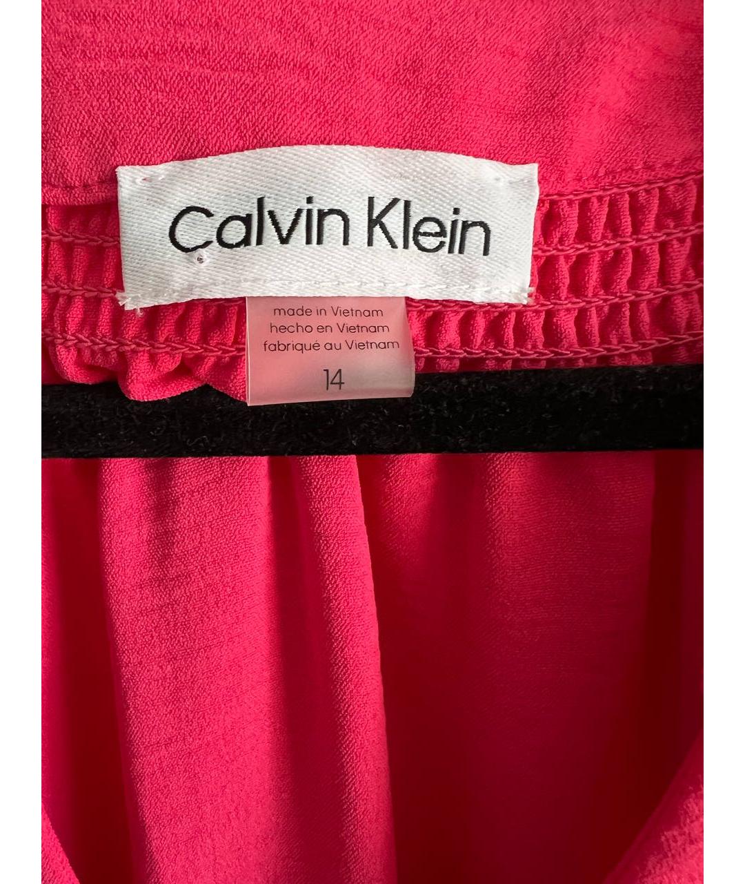 CALVIN KLEIN Розовое повседневное платье, фото 3