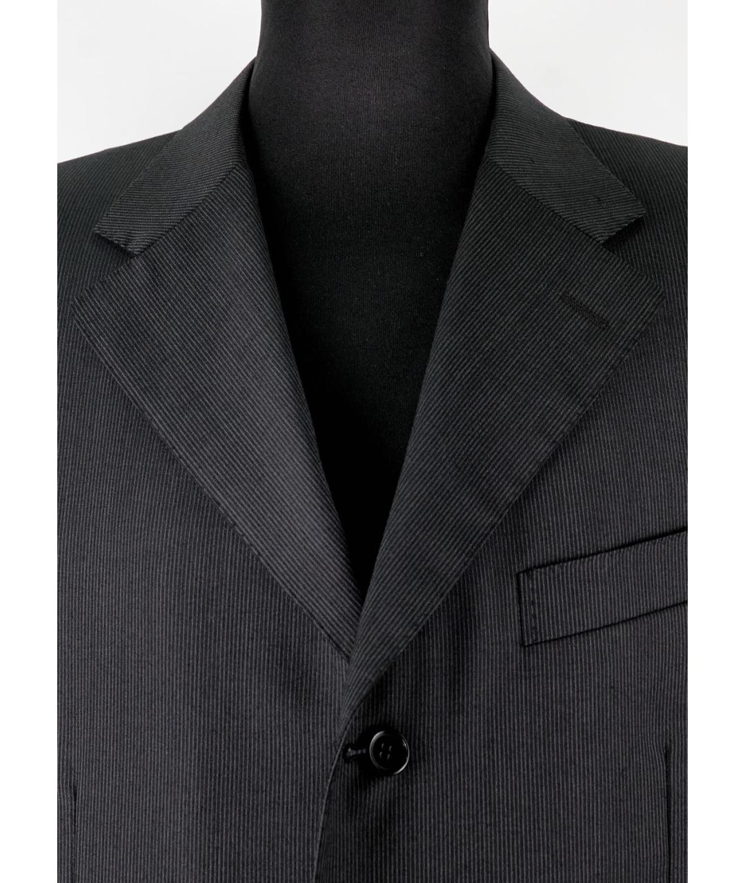 CANALI Черный шерстяной пиджак, фото 4