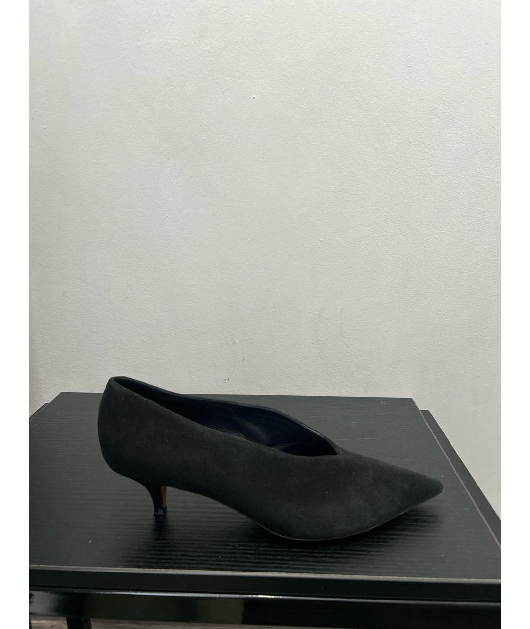 CELINE Черные замшевые туфли, фото 6