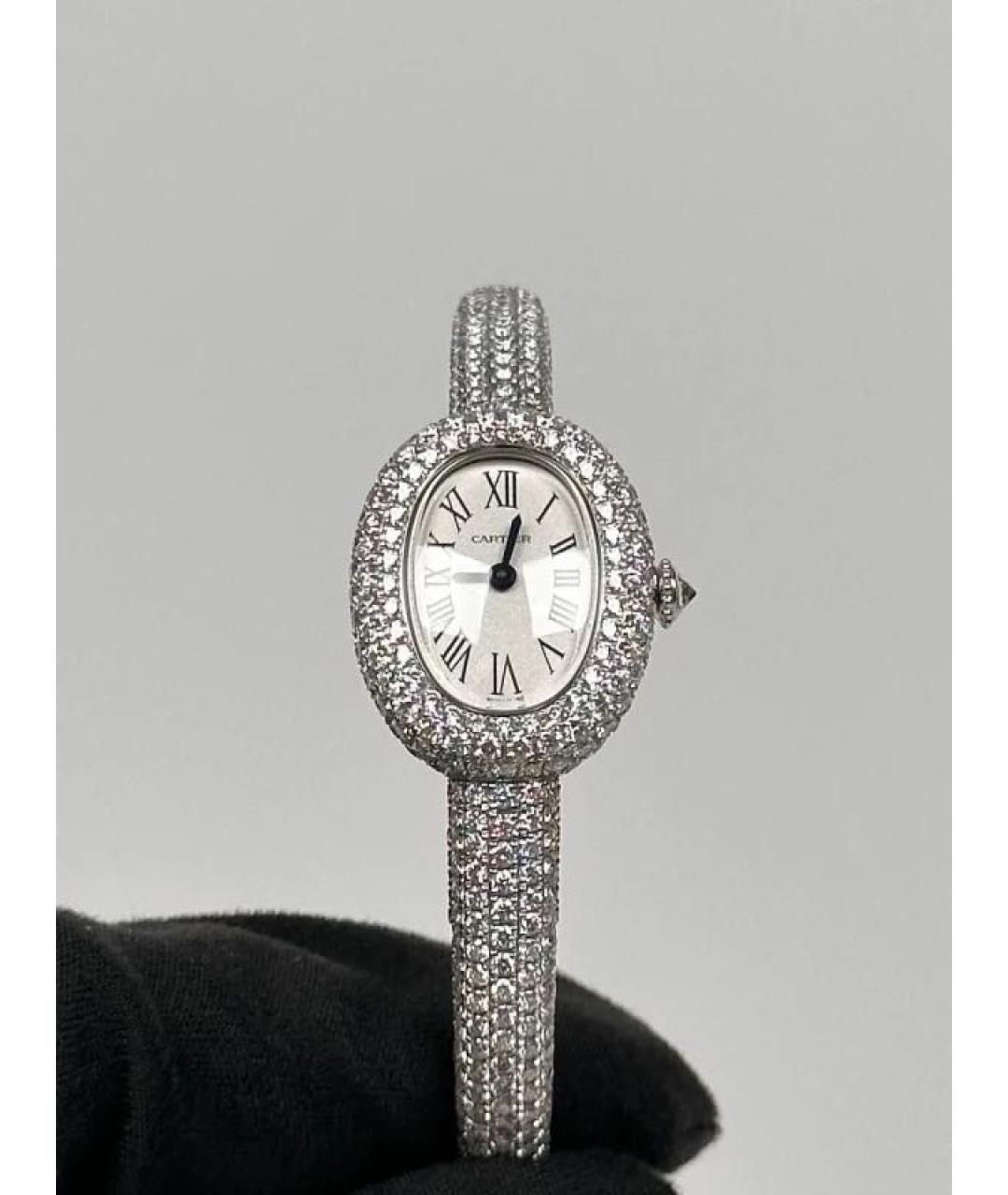 CARTIER Серебряные часы из белого золота, фото 5