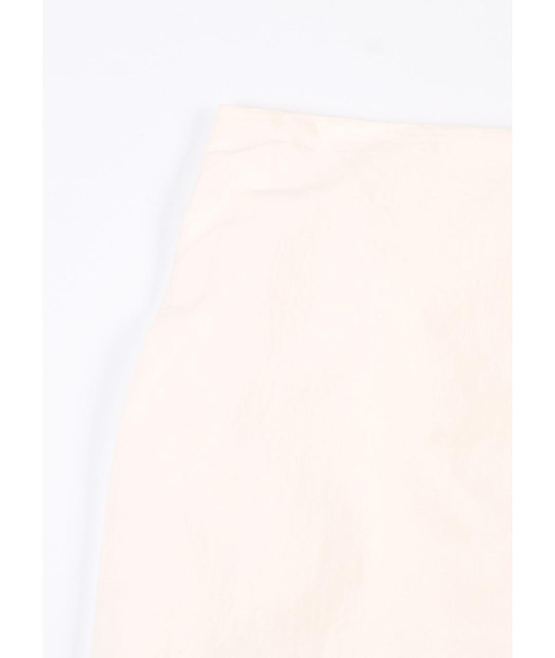 BRUNELLO CUCINELLI Бежевая льняная юбка мини, фото 4