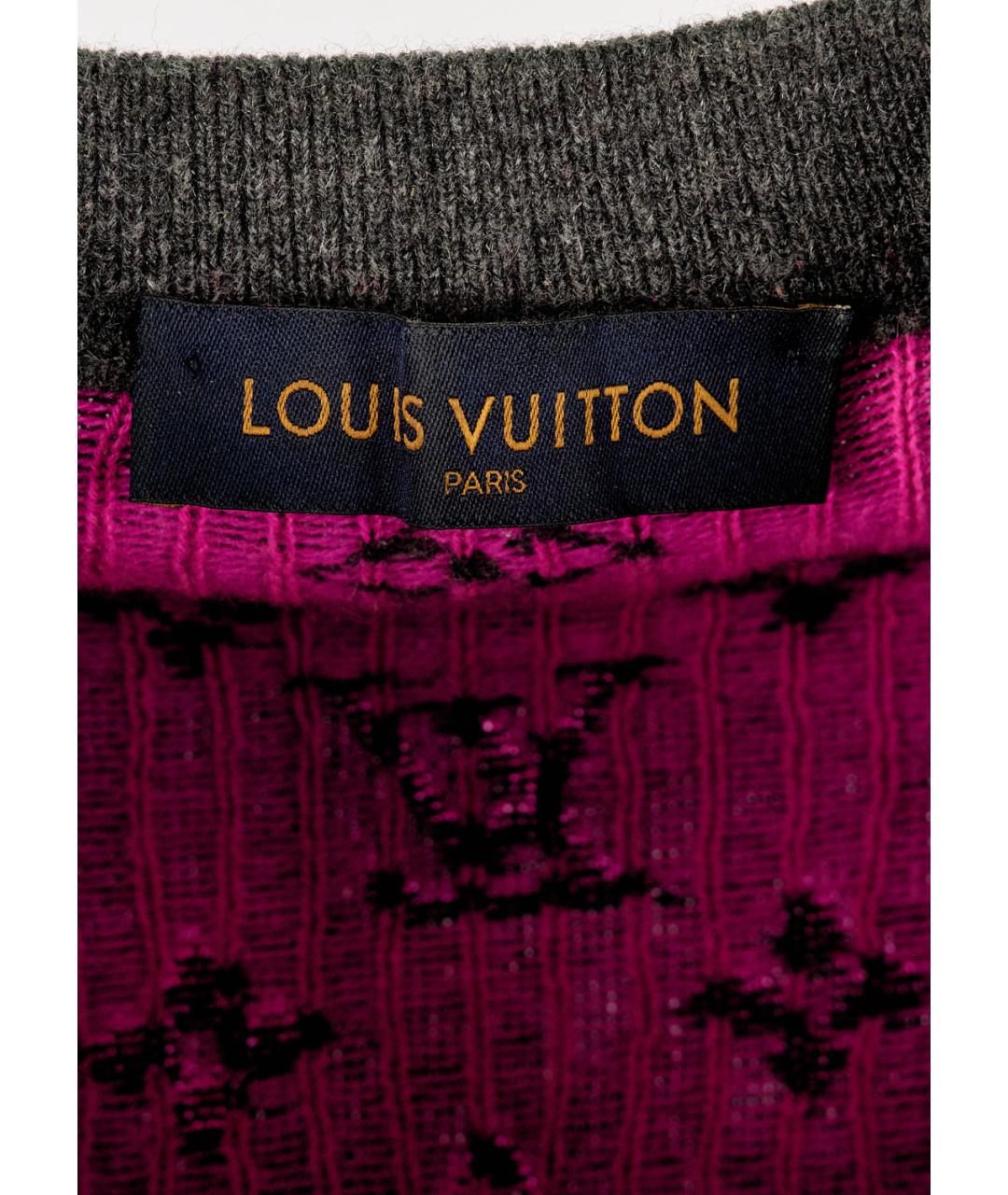 LOUIS VUITTON Серый кашемировый джемпер / свитер, фото 3