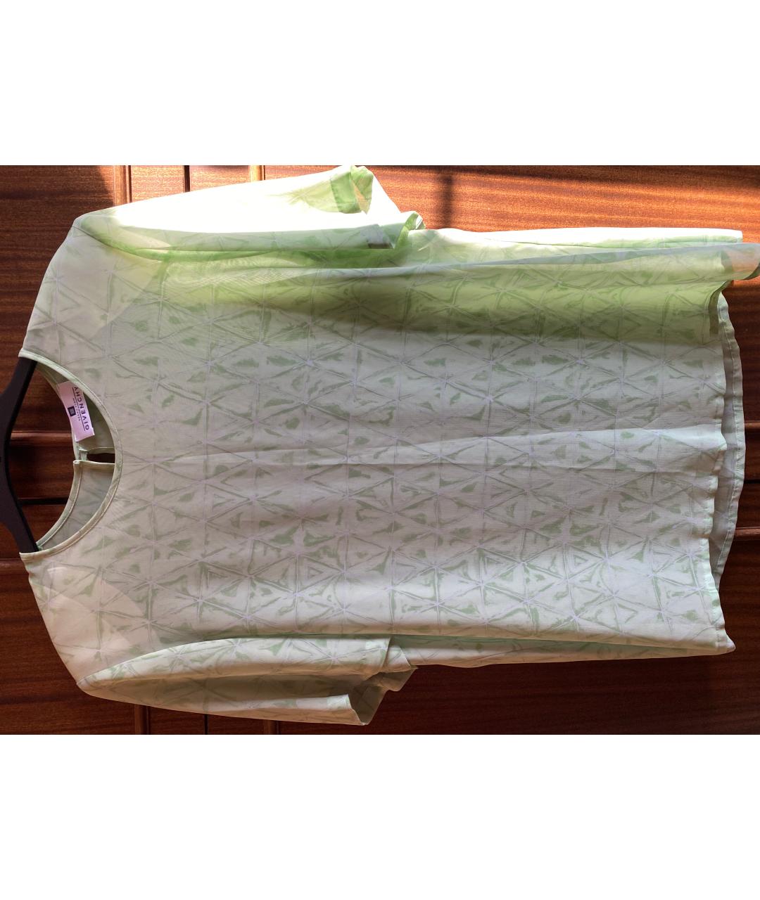 GIVENCHY VINTAGE Зеленый вискозный костюм с юбками, фото 6