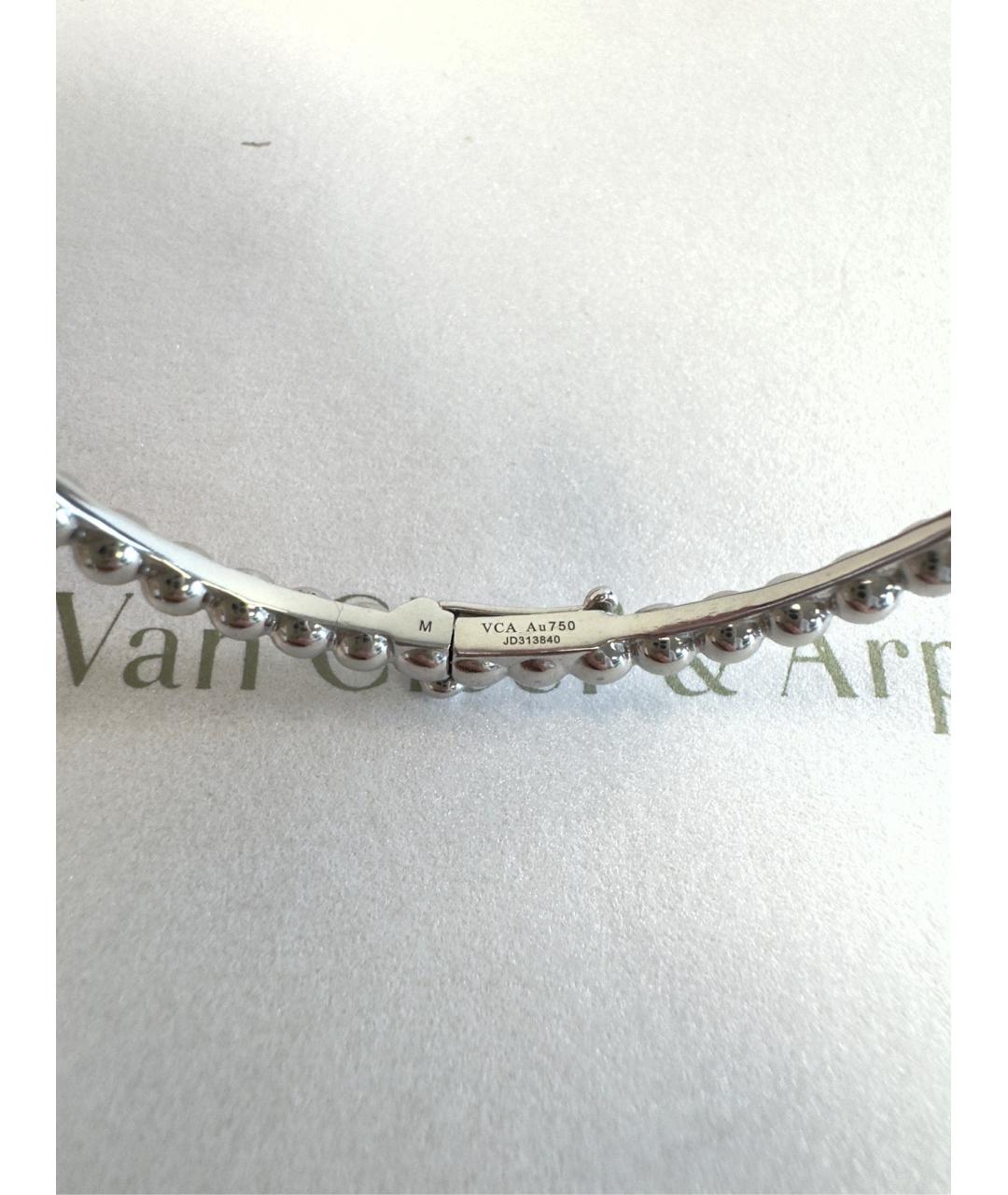 VAN CLEEF & ARPELS Серебрянный браслет из белого золота, фото 7