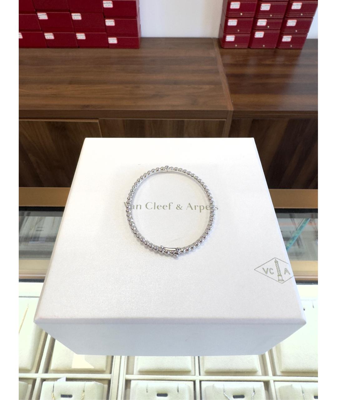 VAN CLEEF & ARPELS Серебрянный браслет из белого золота, фото 6