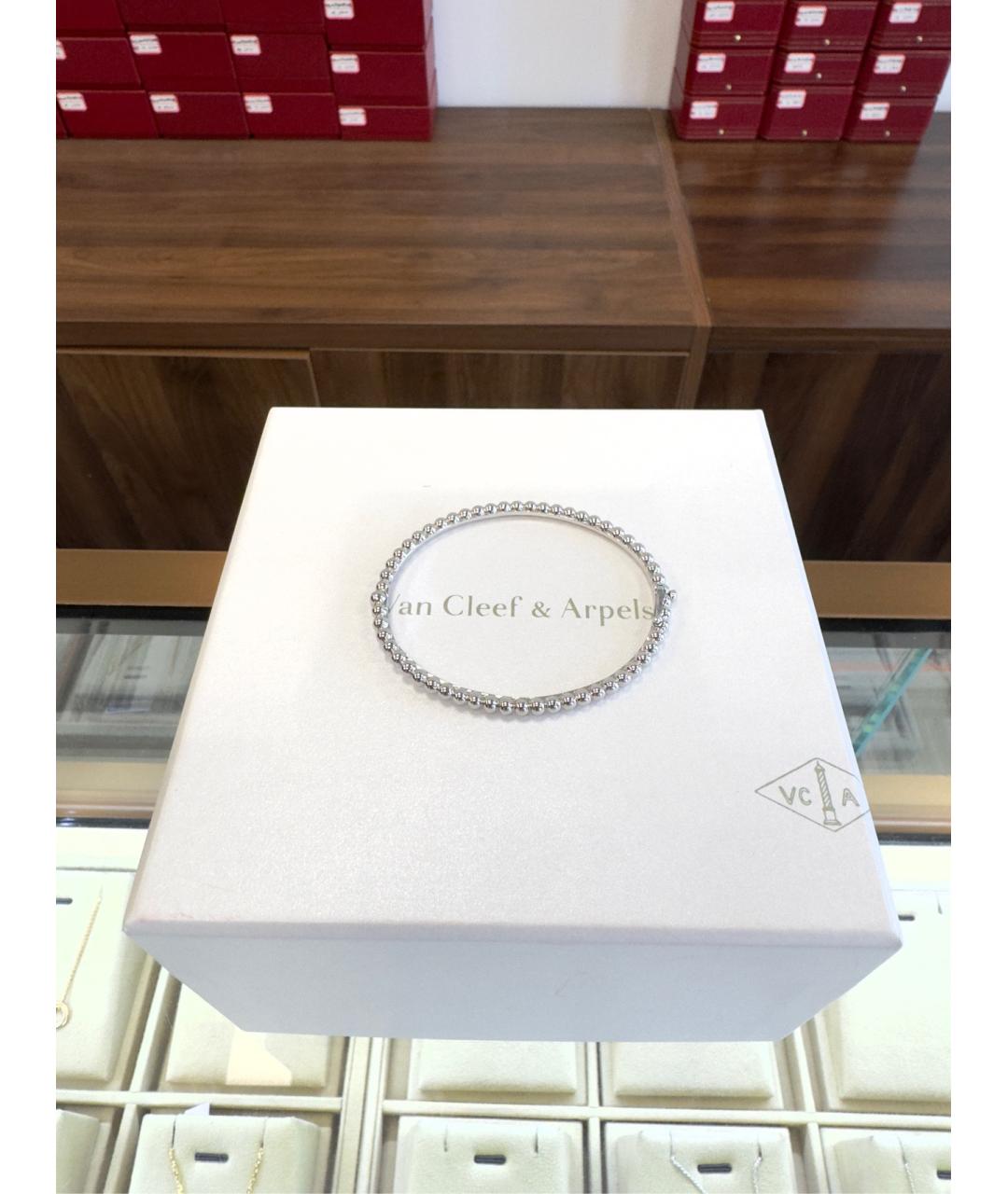 VAN CLEEF & ARPELS Серебрянный браслет из белого золота, фото 5
