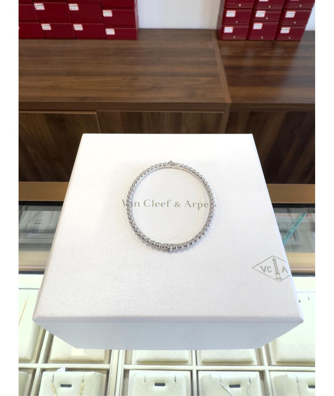 VAN CLEEF & ARPELS Серебрянный браслет из белого золота, фото 4