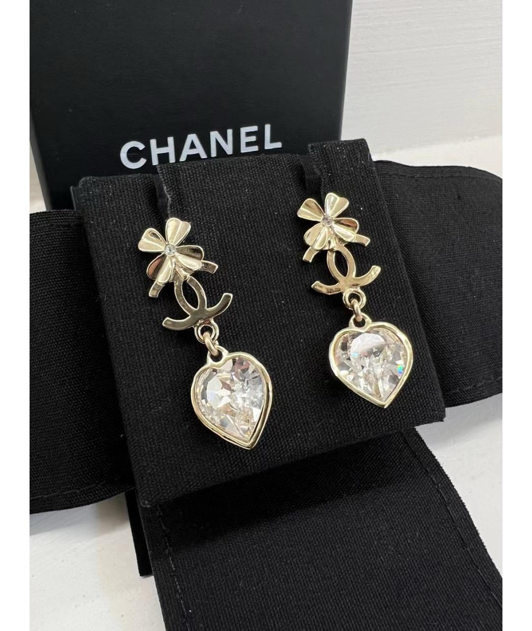 CHANEL Серебряные серьги, фото 2