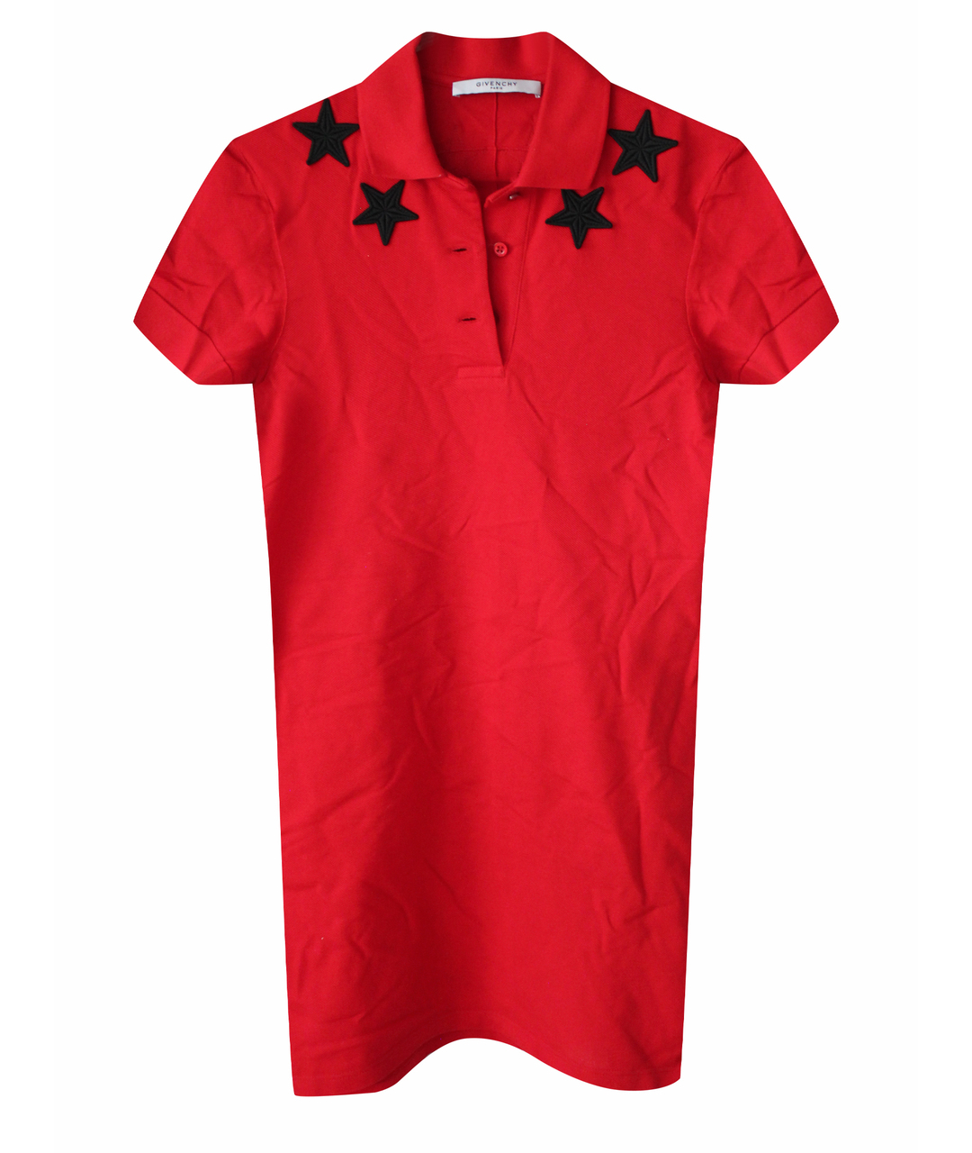 GIVENCHY Красное хлопковое повседневное платье, фото 1