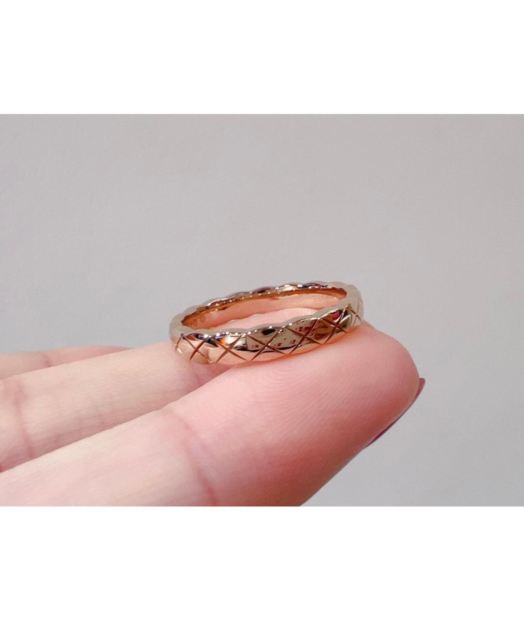 CHANEL Золотое кольцо из розового золота, фото 8