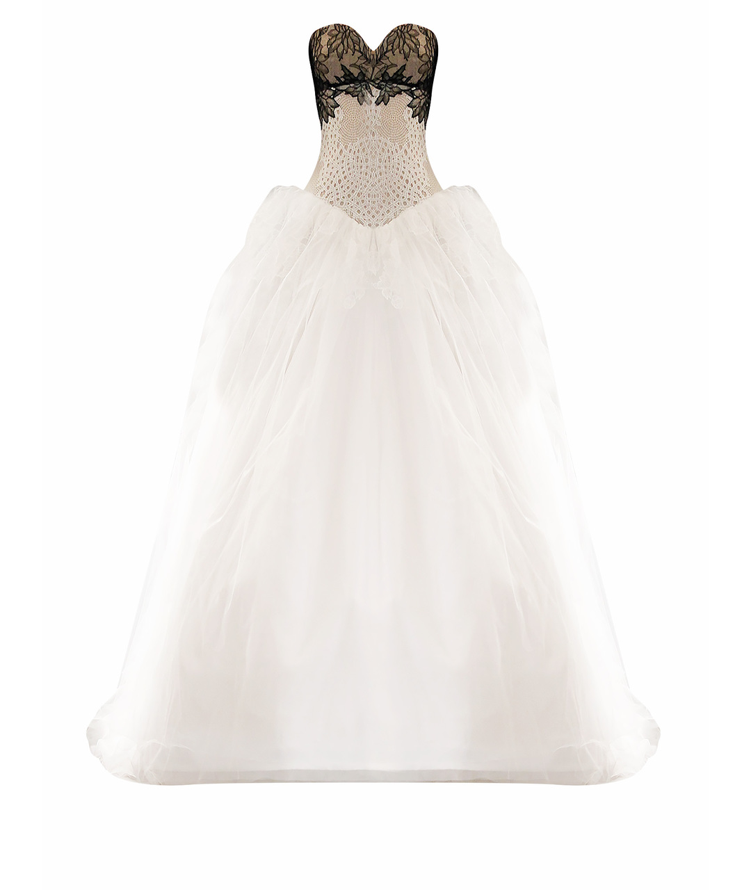 VERA WANG Белое кружевное свадебное платье, фото 1