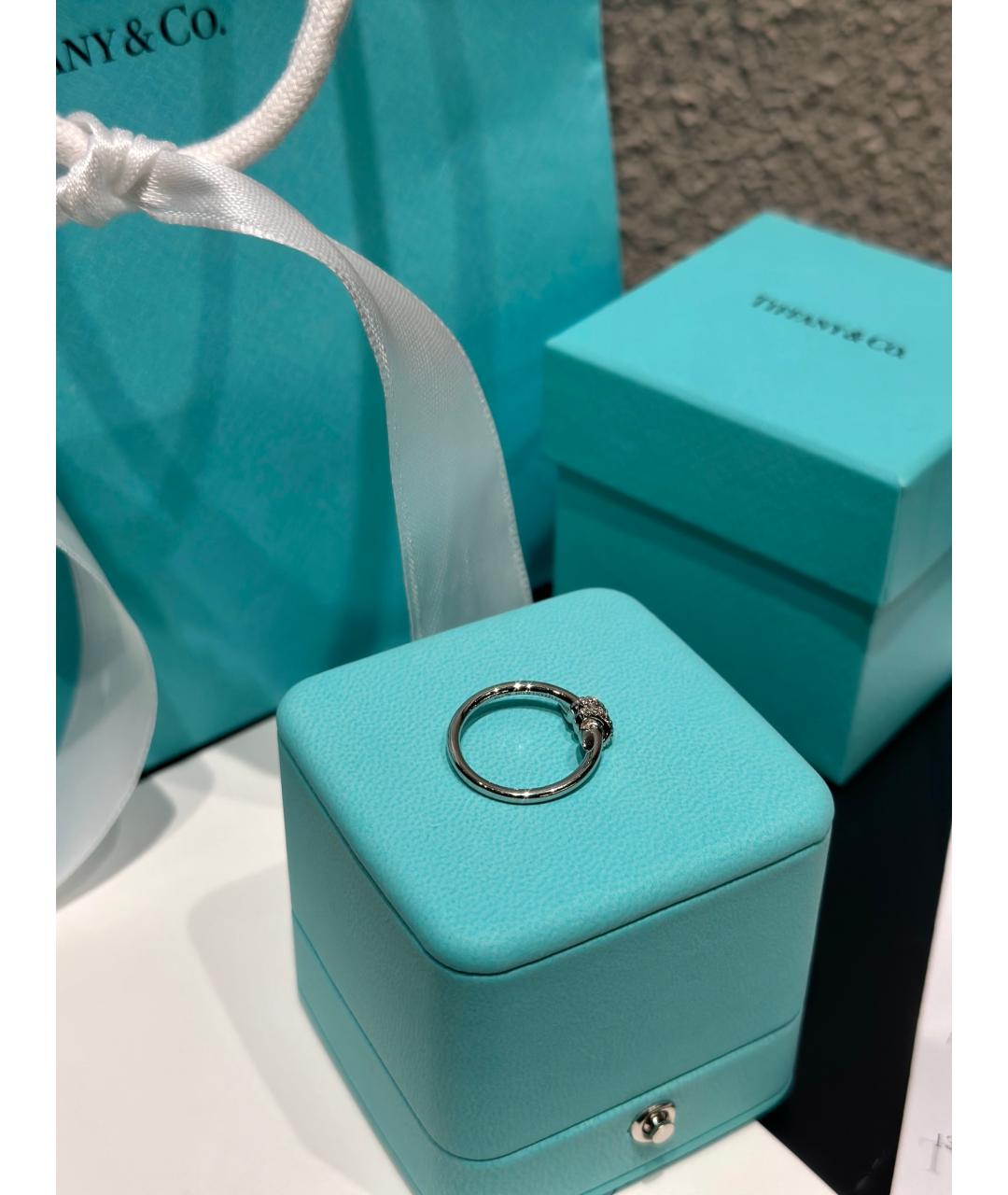 TIFFANY&CO Серебряное кольцо из белого золота, фото 7