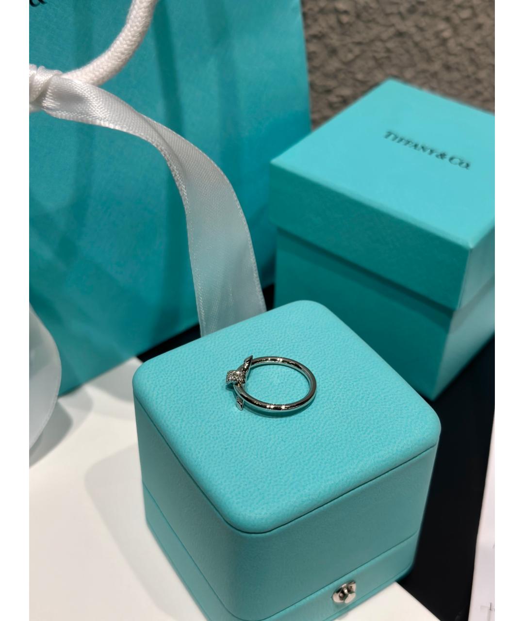 TIFFANY&CO Серебряное кольцо из белого золота, фото 9