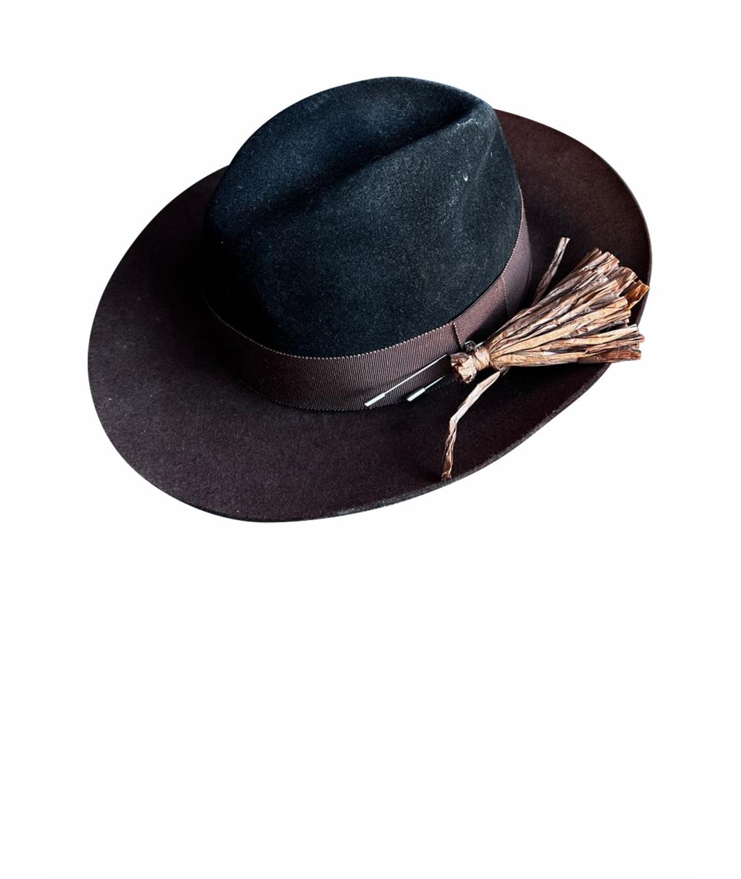 RUSLAN BAGINSKIY Коричневая шляпа, фото 1