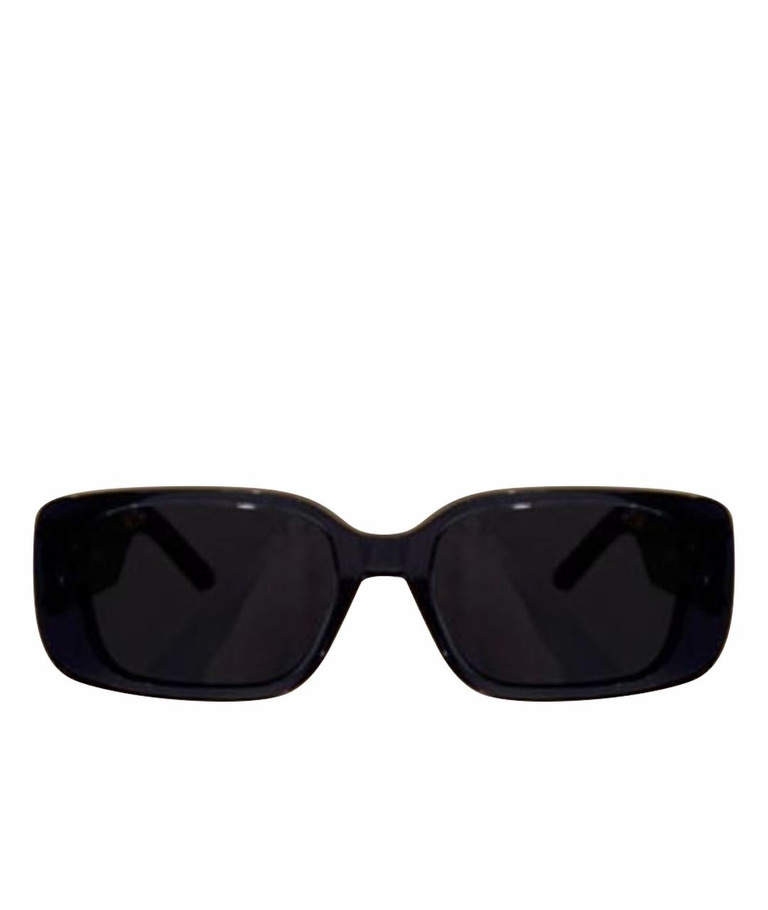 CHRISTIAN DIOR Темно-синие пластиковые солнцезащитные очки, фото 1