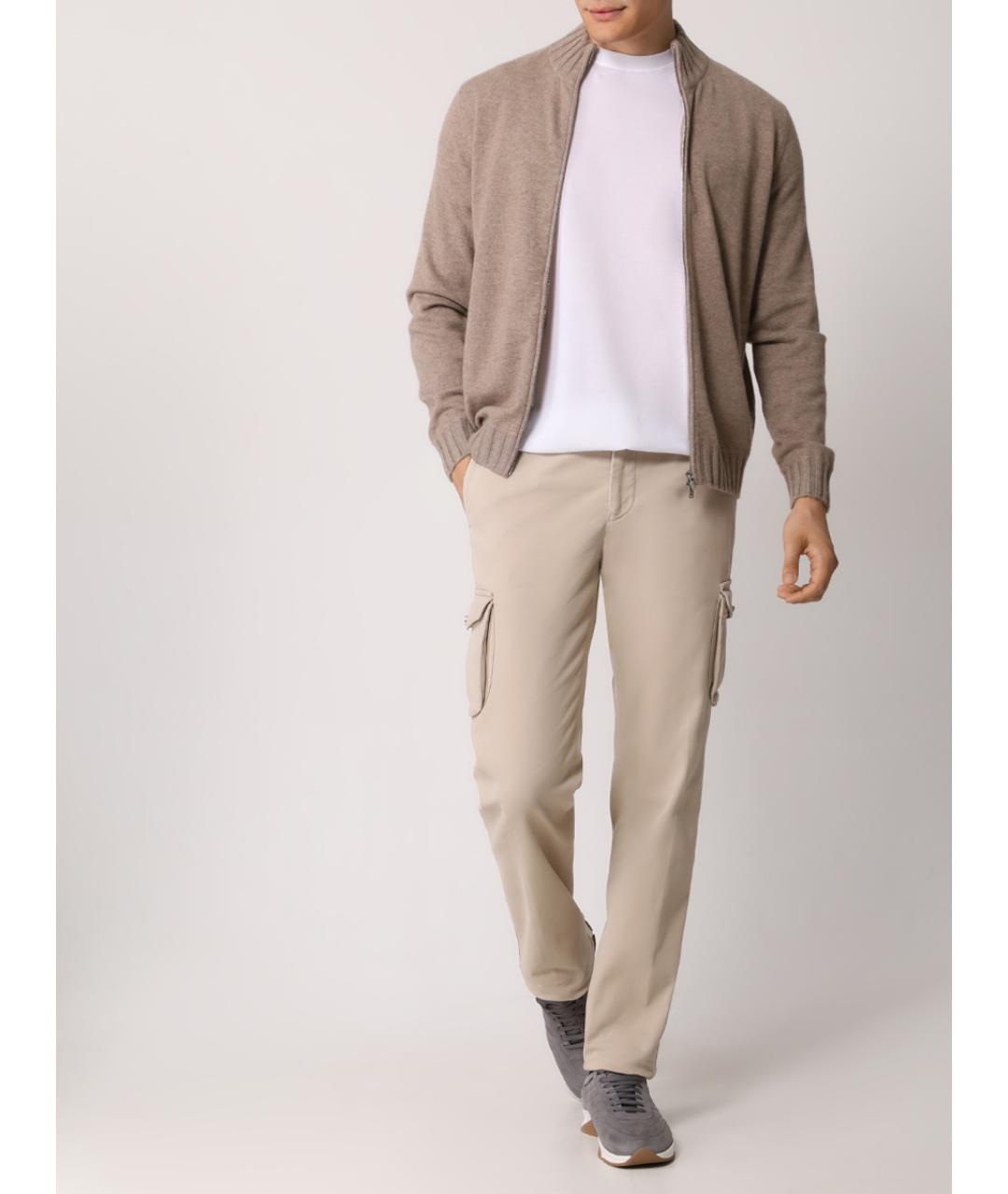 KITON Белая хлопковая футболка, фото 2