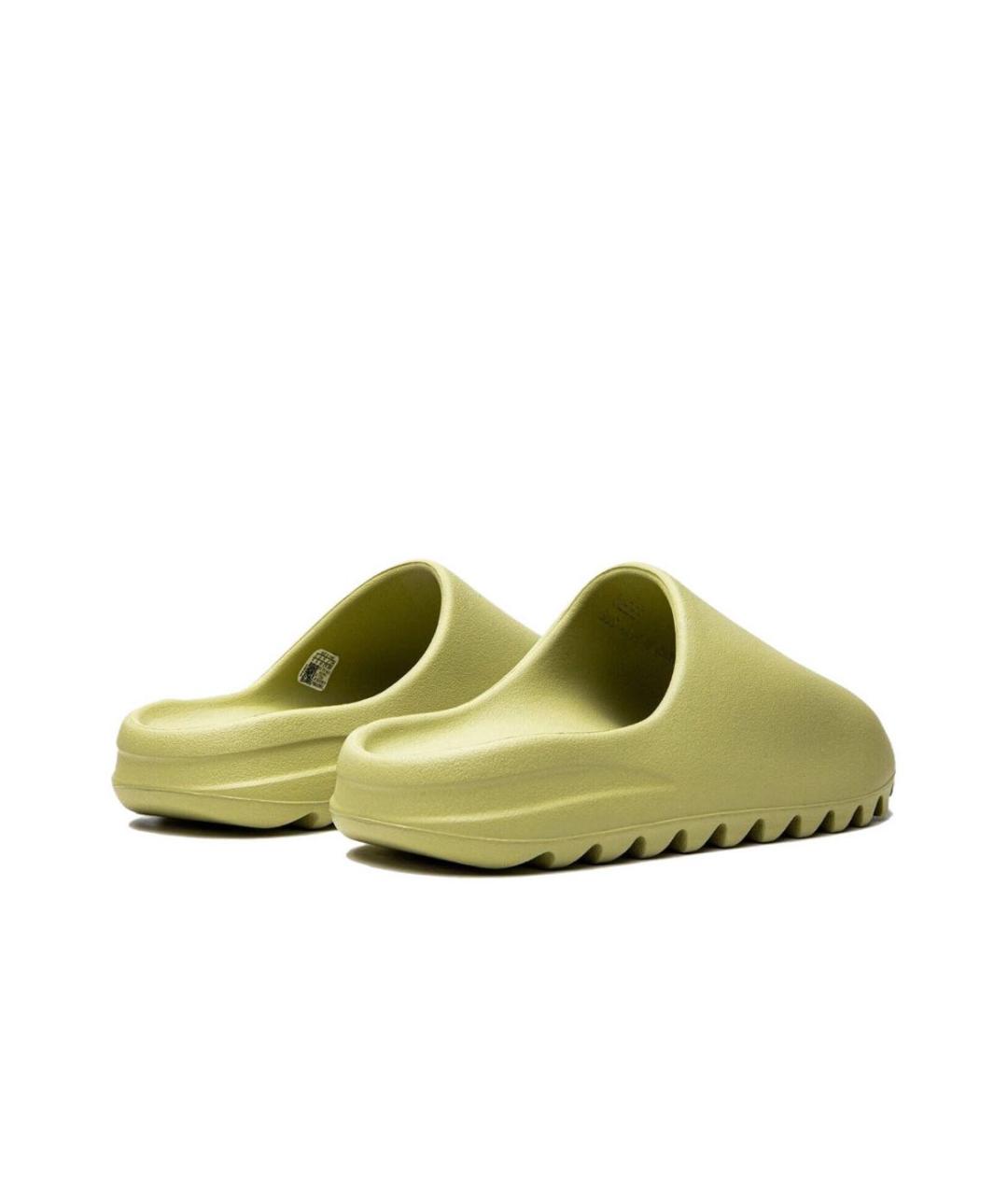 ADIDAS YEEZY Зеленые шлепанцы, фото 4