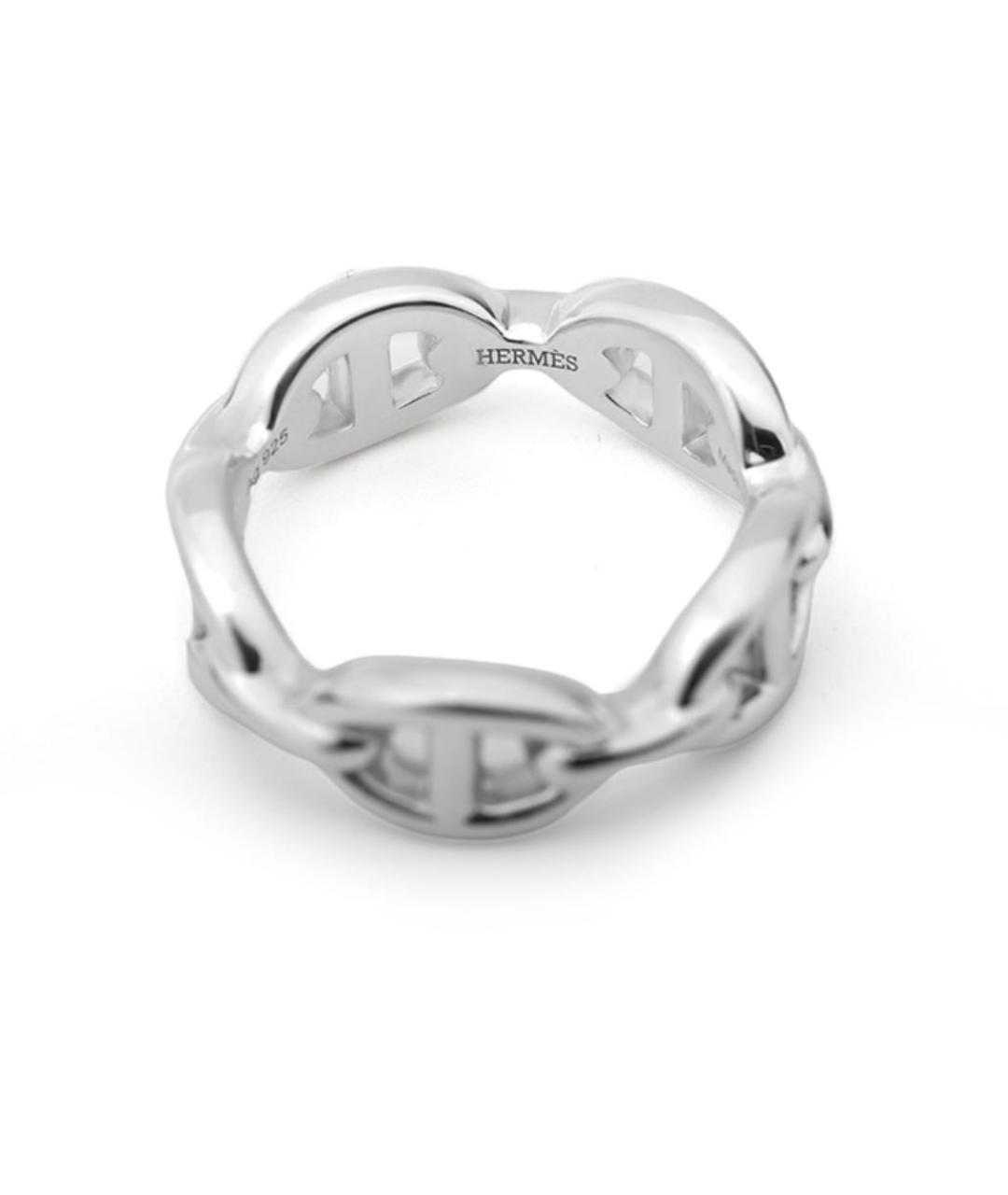 HERMES Серебряное кольцо, фото 2