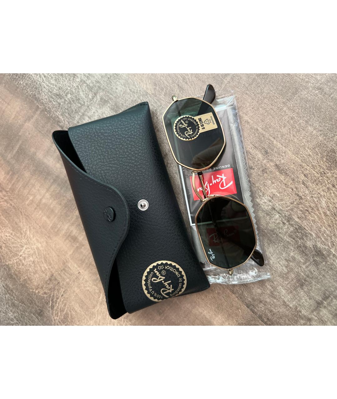 RAY BAN Металлические солнцезащитные очки, фото 3