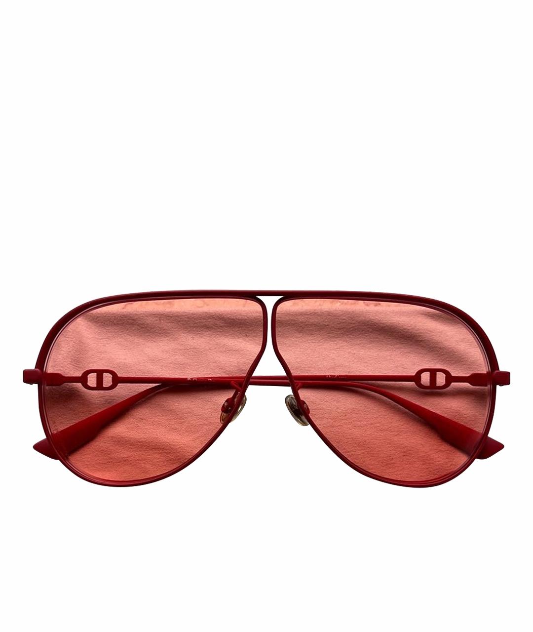 CHRISTIAN DIOR Коралловые металлические солнцезащитные очки, фото 1