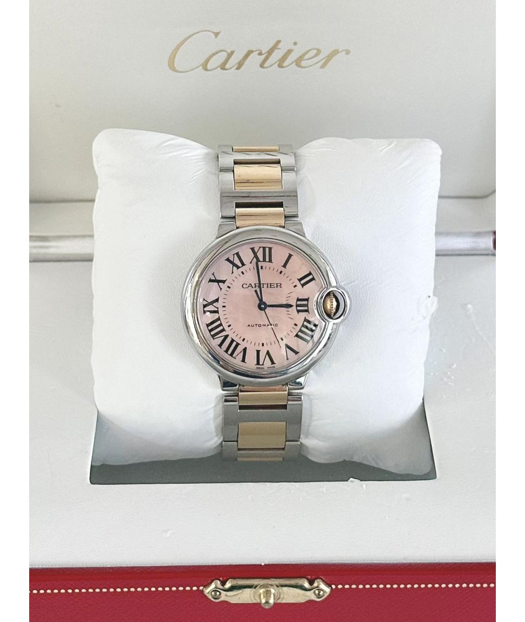 CARTIER Розовые часы, фото 3