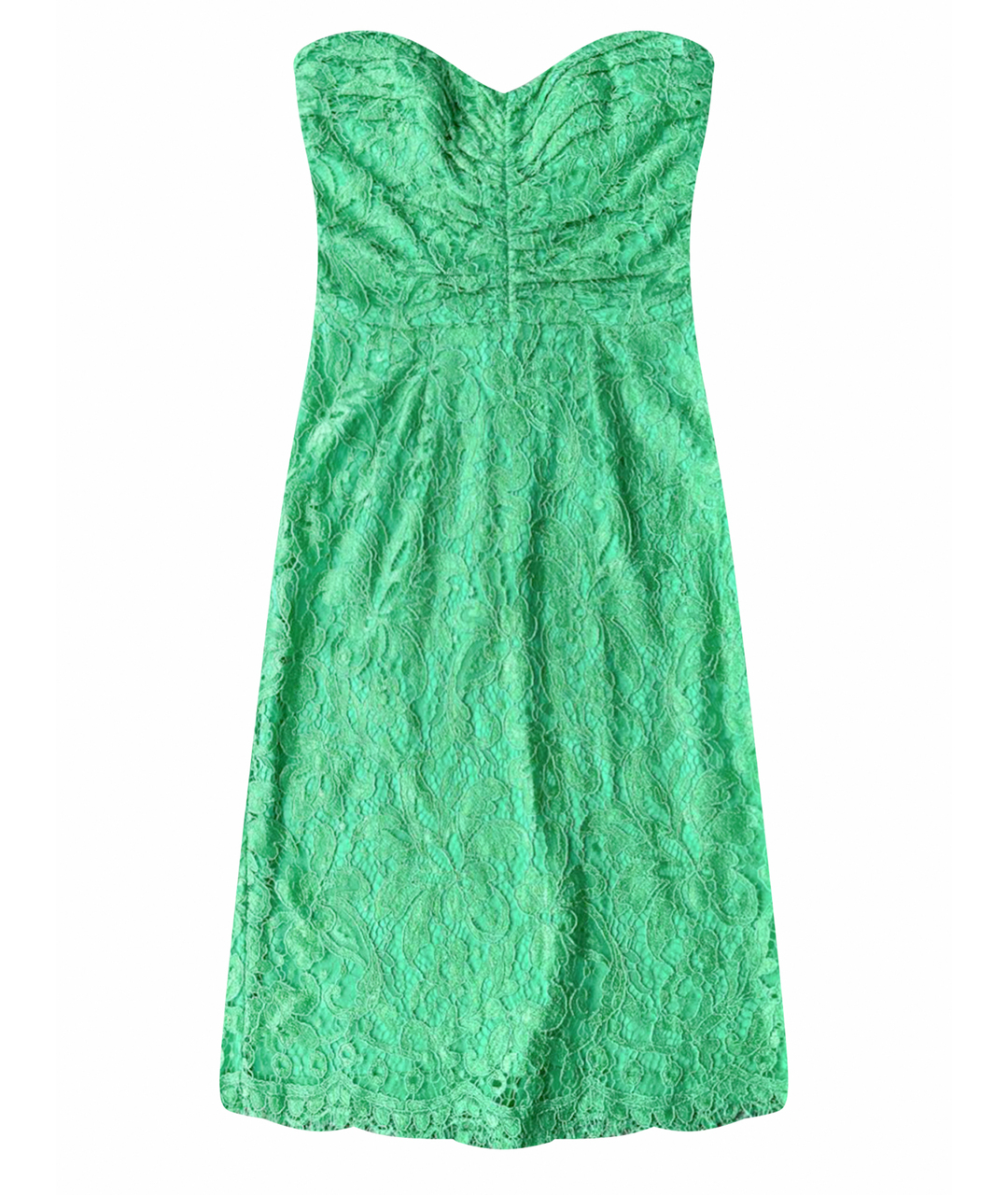 DOLCE&GABBANA Зеленые хлопковое вечернее платье, фото 1