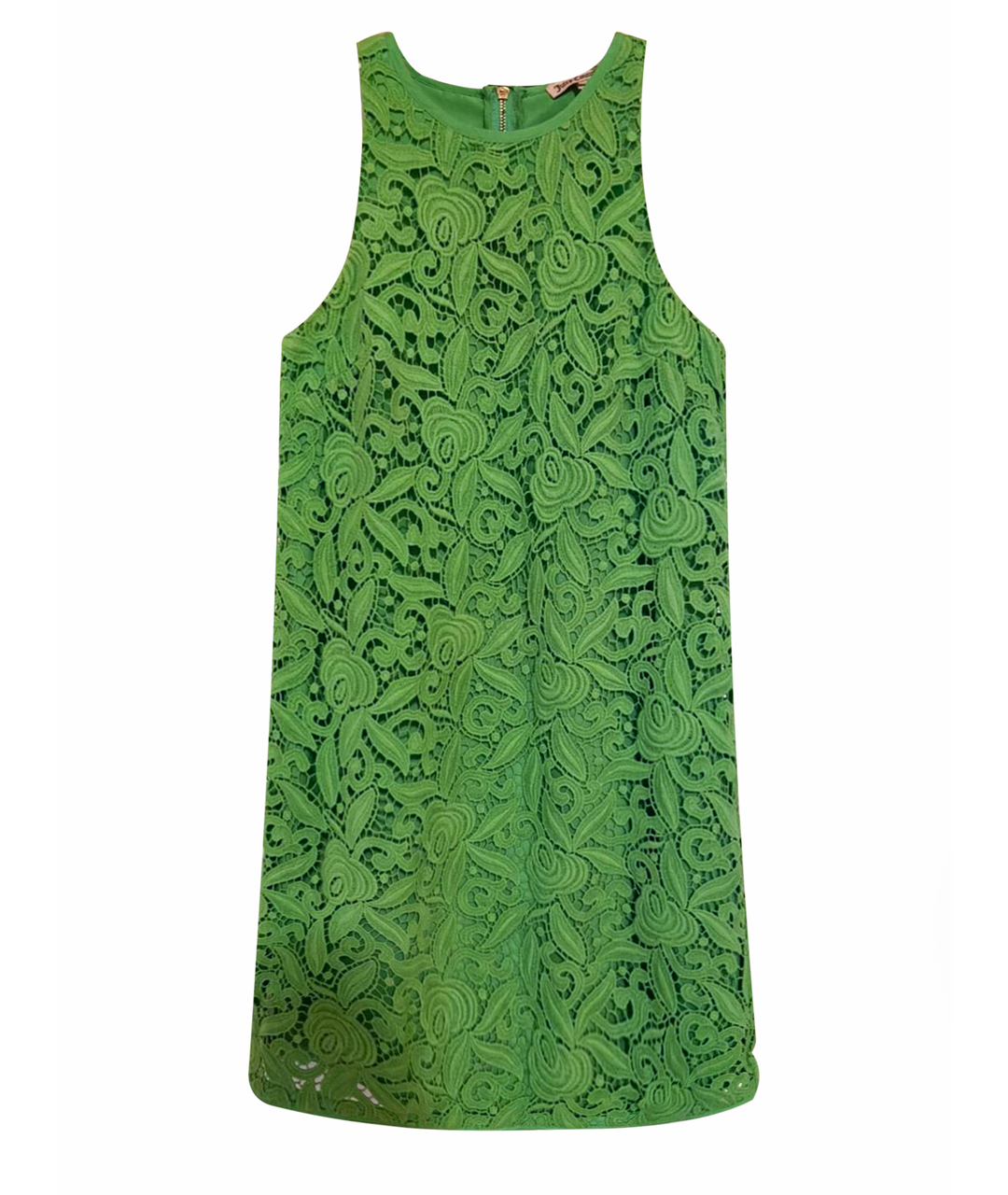 JUICY COUTURE Зеленые хлопковое повседневное платье, фото 5