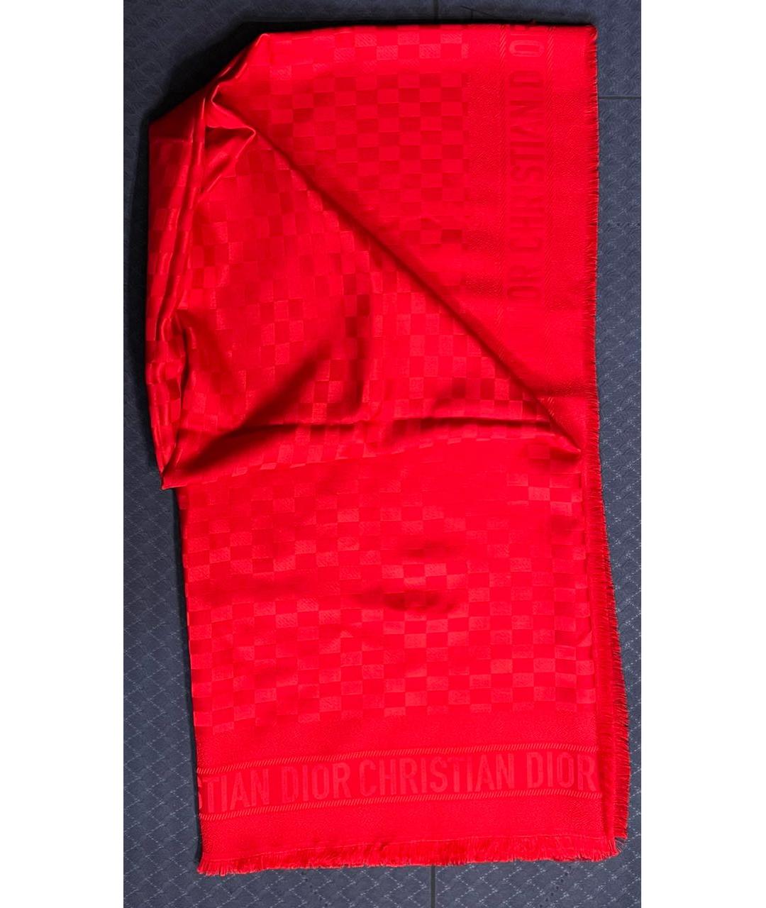 CHRISTIAN DIOR Красный платок, фото 5