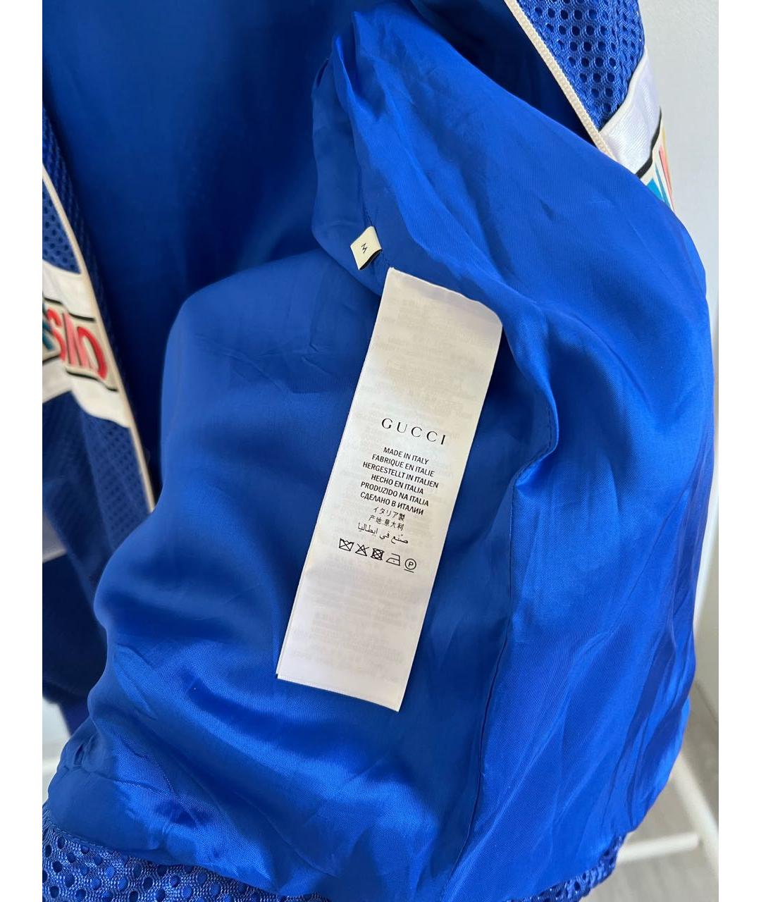 GUCCI Синяя куртка, фото 5