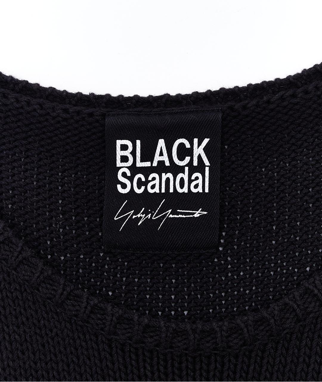 YOHJI YAMAMOTO Черный хлопковый джемпер / свитер, фото 4