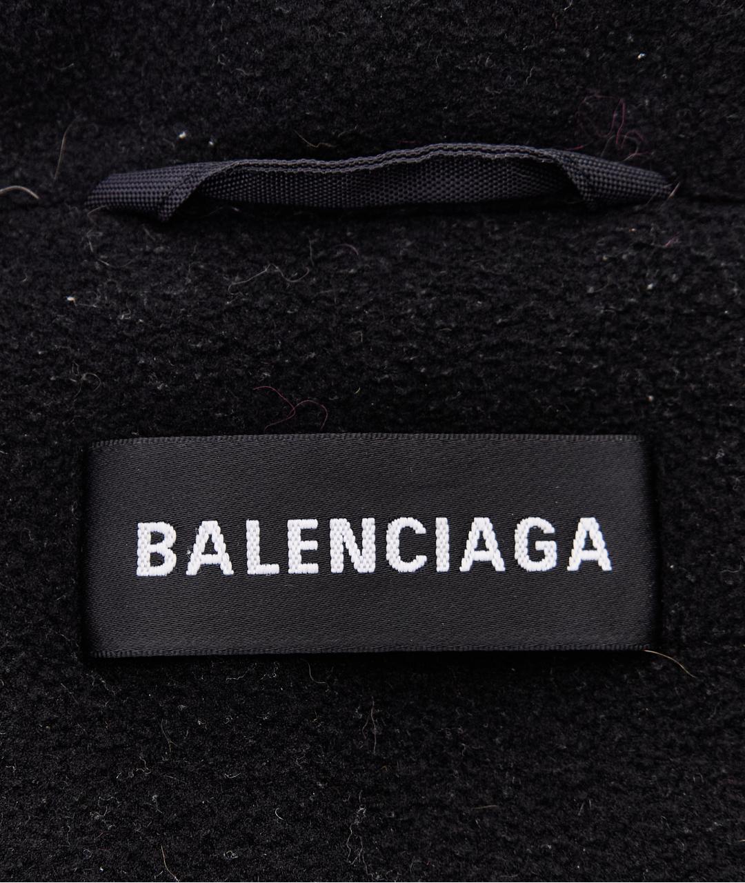 BALENCIAGA Черная полиэстеровая куртка, фото 4