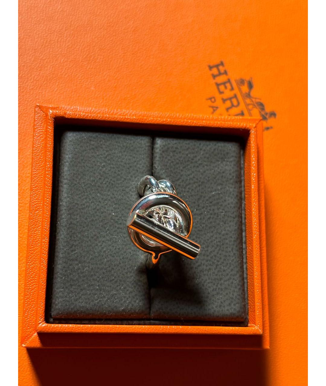 HERMES Серебряное серебряное кольцо, фото 5