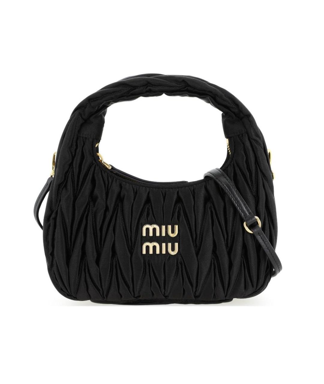 MIU MIU Черная сумка с короткими ручками, фото 1