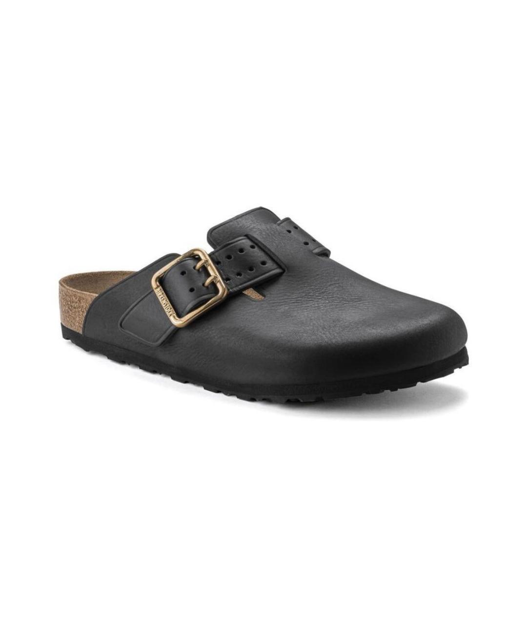 BIRKENSTOCK Черные кожаные сандалии, фото 2