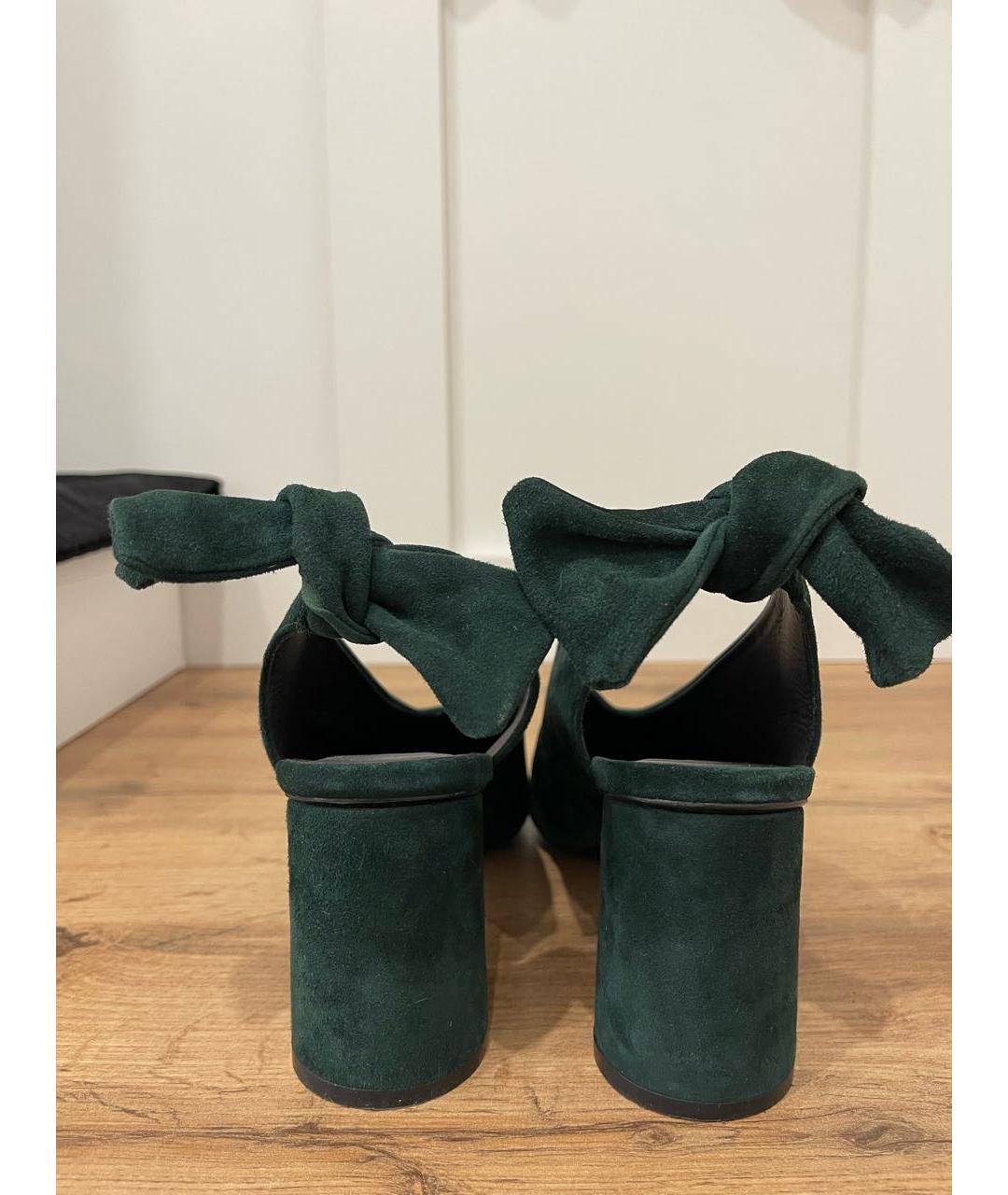 COS Зеленые замшевые туфли, фото 4