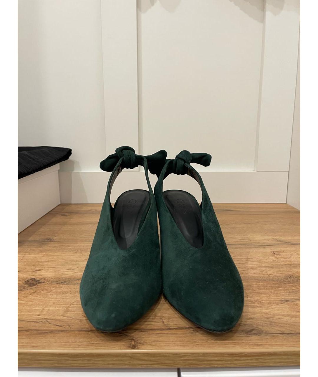COS Зеленые замшевые туфли, фото 2