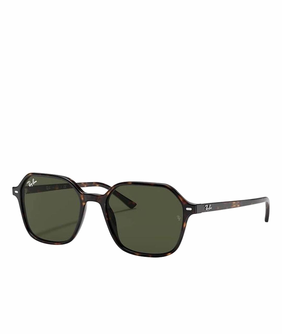 RAY BAN Черные пластиковые солнцезащитные очки, фото 1