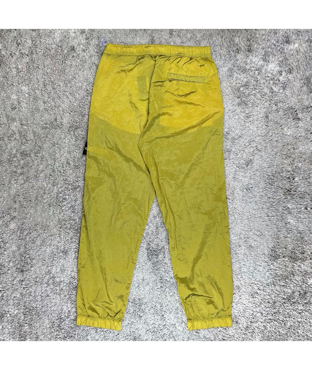 STONE ISLAND Желтые повседневные брюки, фото 2