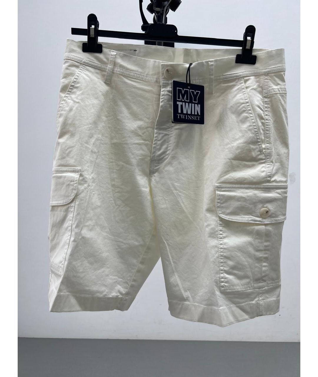 TWIN-SET Бежевые шорты, фото 5
