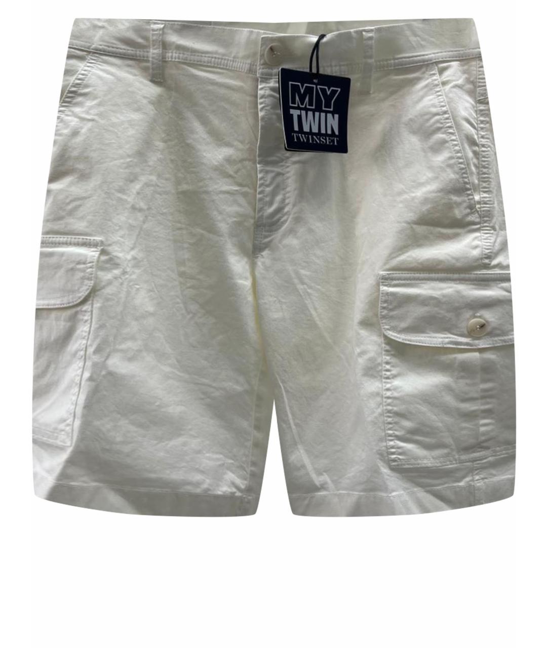 TWIN-SET Бежевые шорты, фото 1