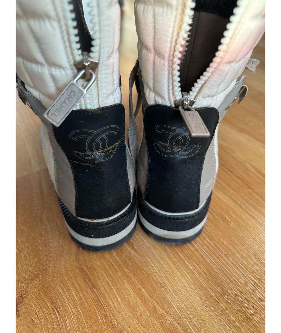 CHANEL Мульти кожаные ботинки, фото 5