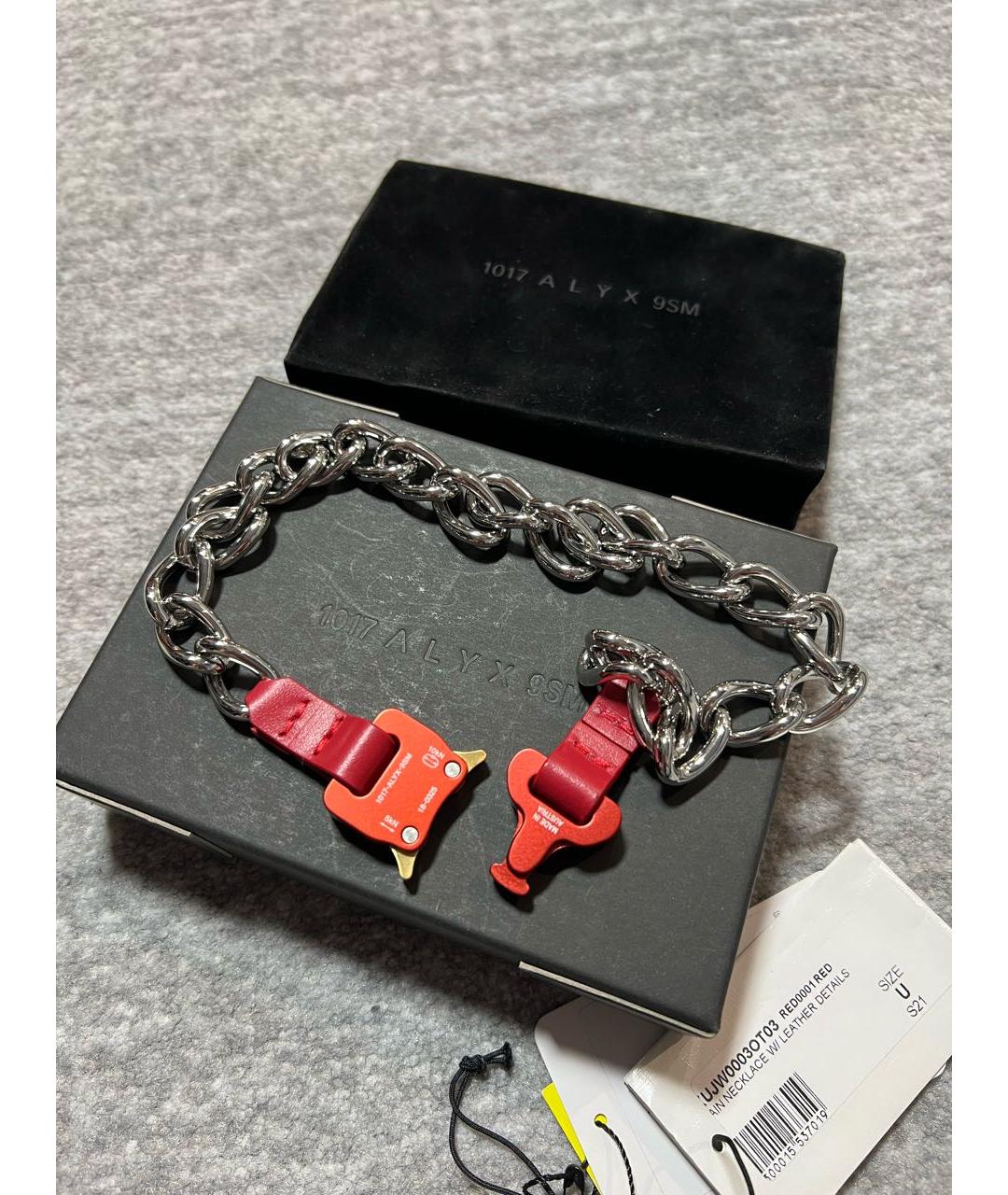1017 ALYX 9SM Серебрянный с серебряным покрытием браслет, фото 4