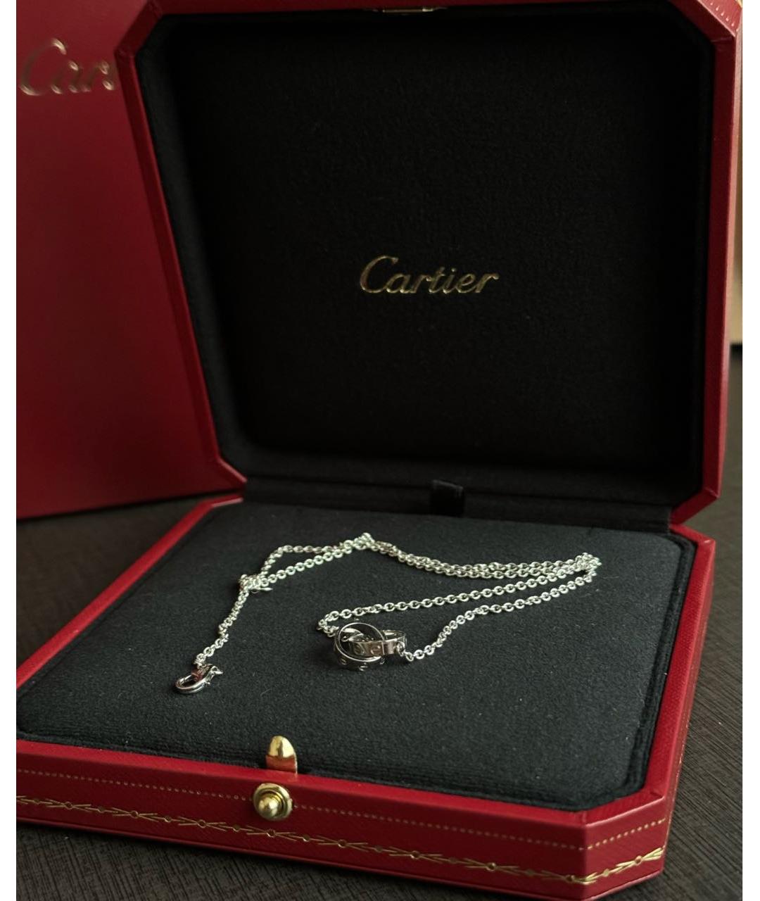 CARTIER Белое колье из белого золота, фото 2