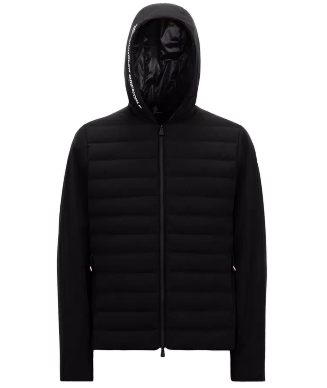 MONCLER Черная полиамидовая куртка, фото 1