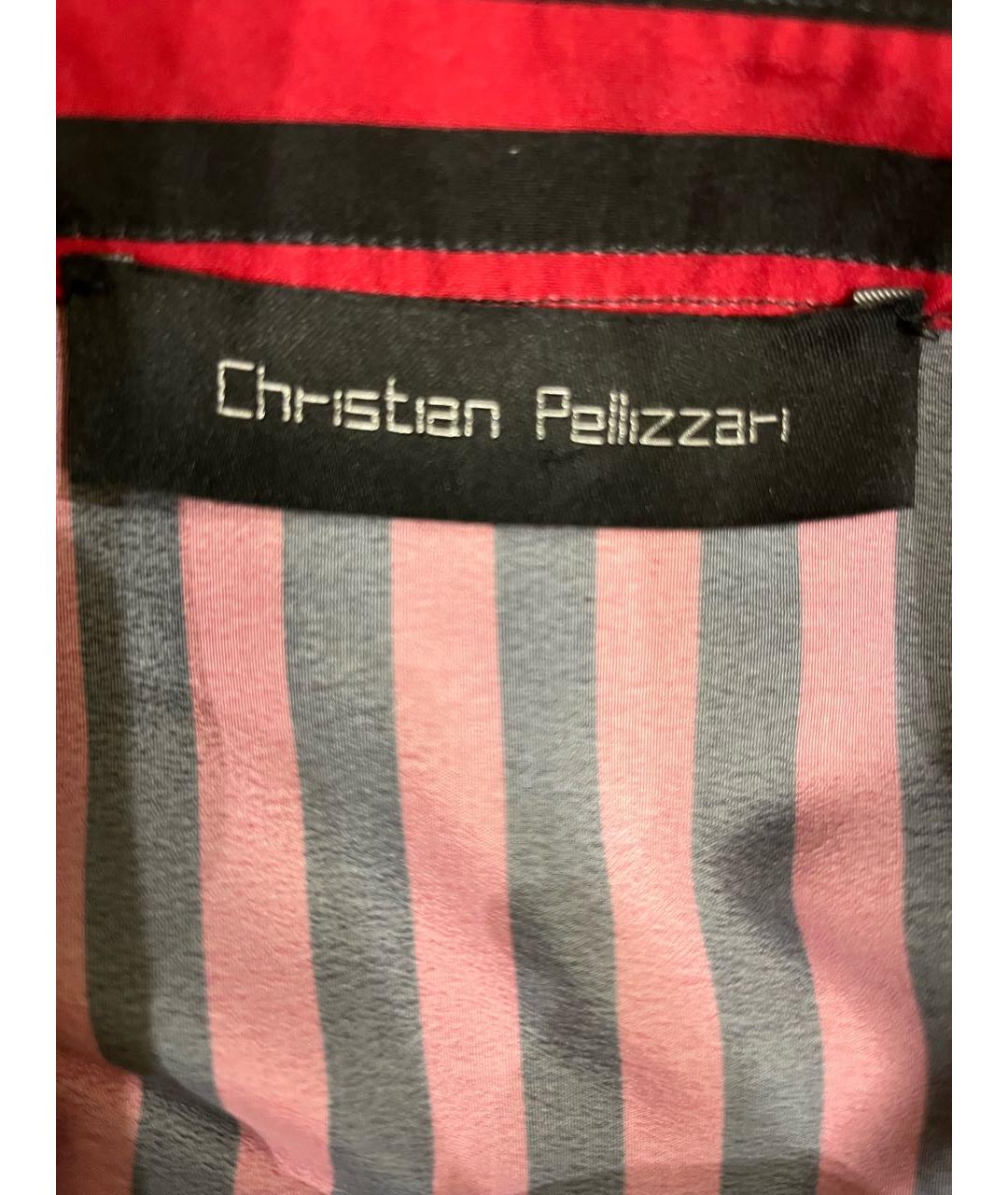 CHRISTIAN PELLIZZARI Мульти полиэстеровая рубашка, фото 3