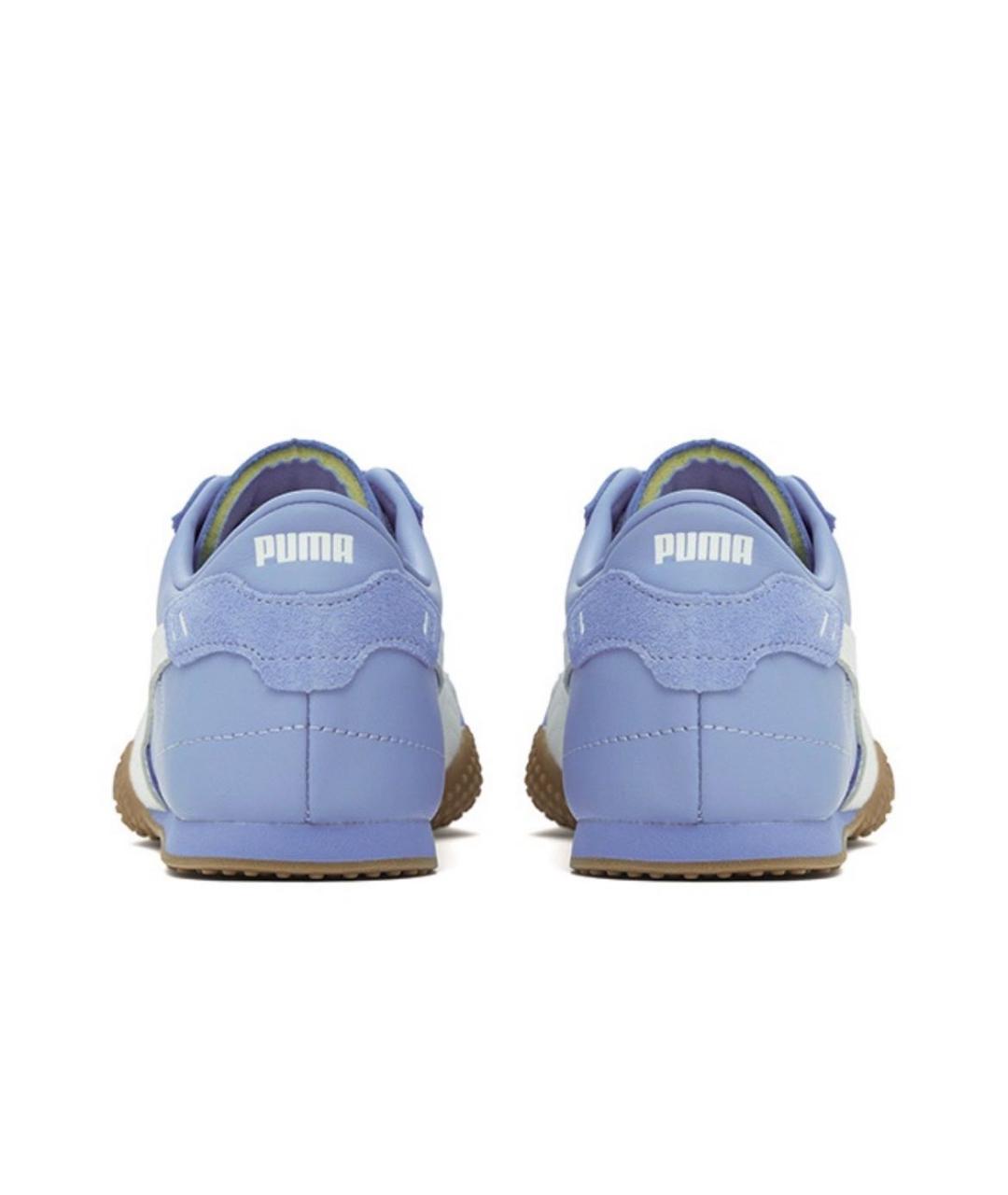 PUMA Голубые кеды из искусственной кожи, фото 6