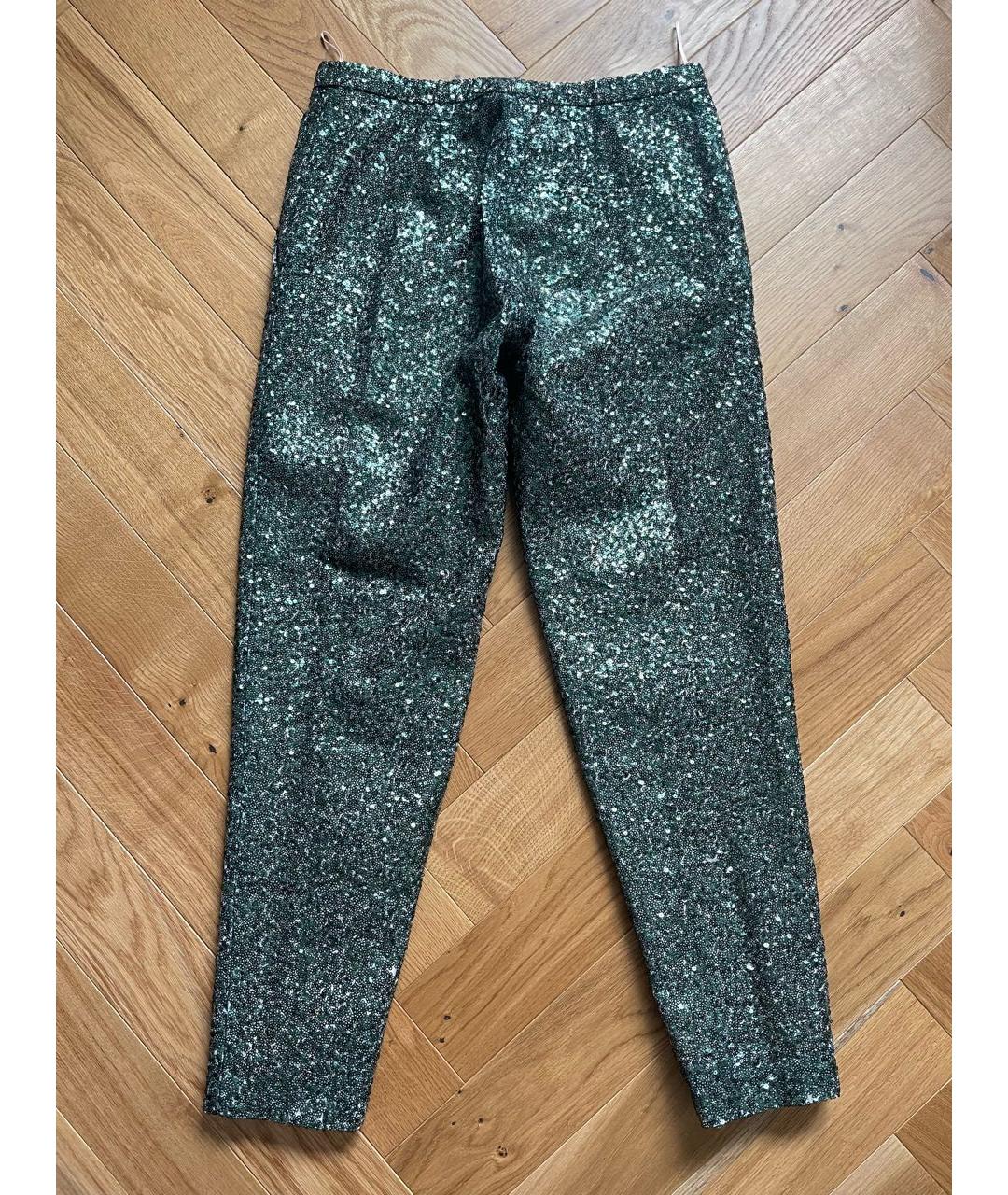 NO. 21 Зеленые прямые брюки, фото 2