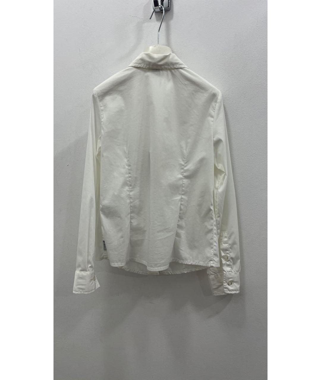ARMANI JUNIOR Белая хлопковая рубашка/блузка, фото 2
