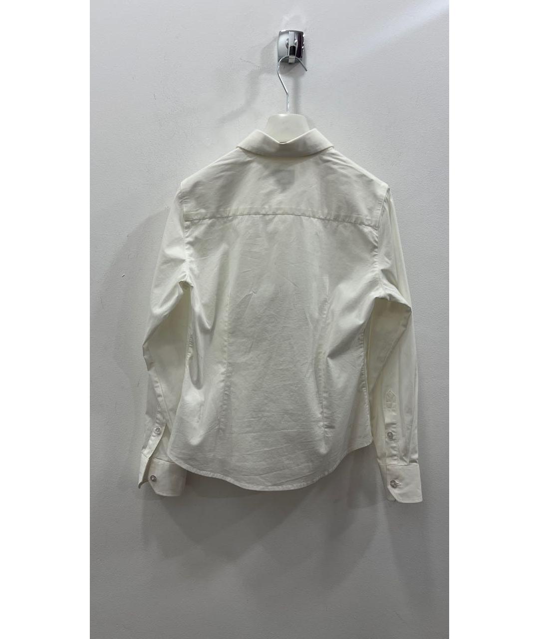 ARMANI JUNIOR Белая хлопковая рубашка/блузка, фото 2